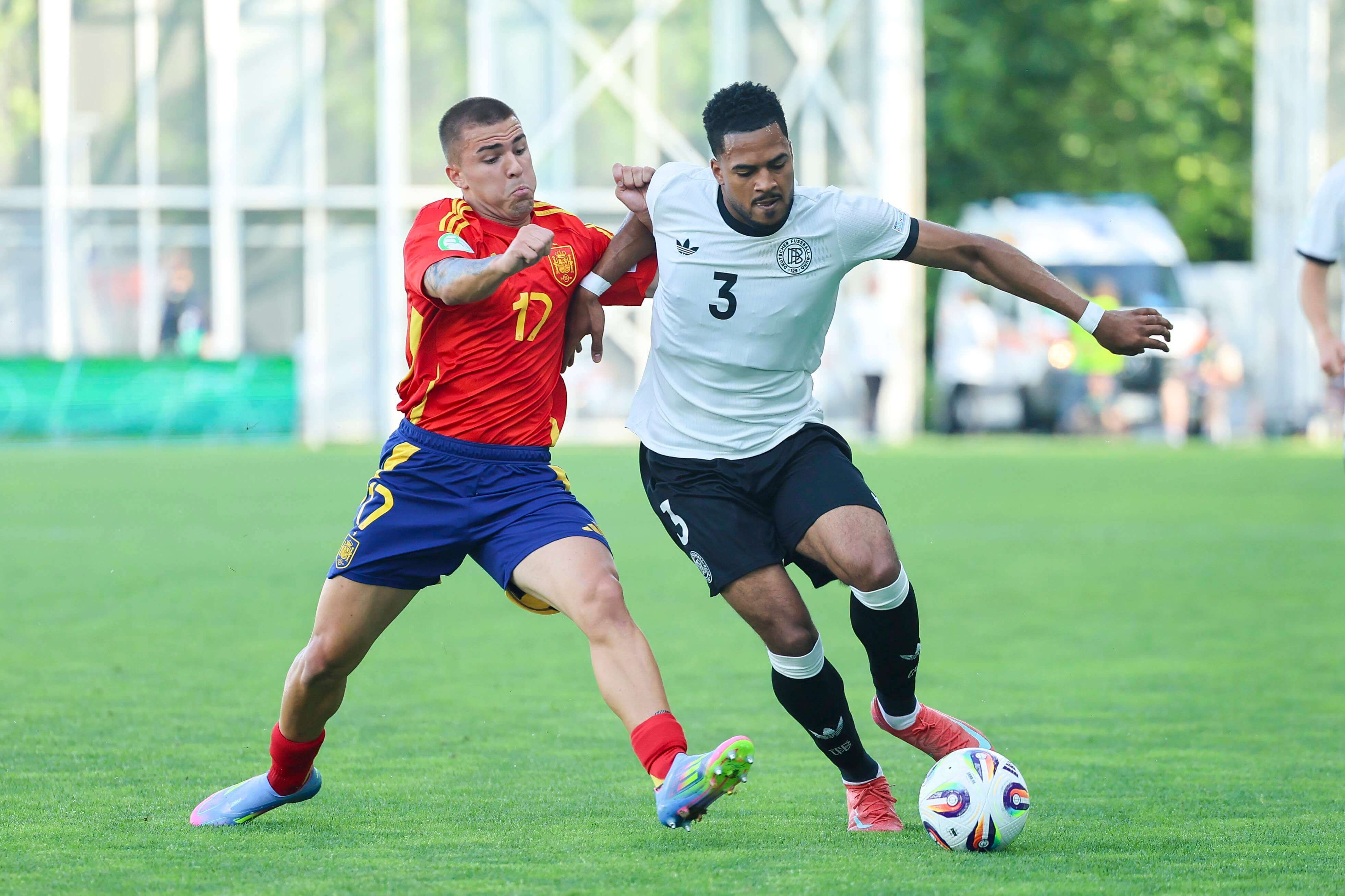 Pablo García, en la semifinal del Europeo sub 19.