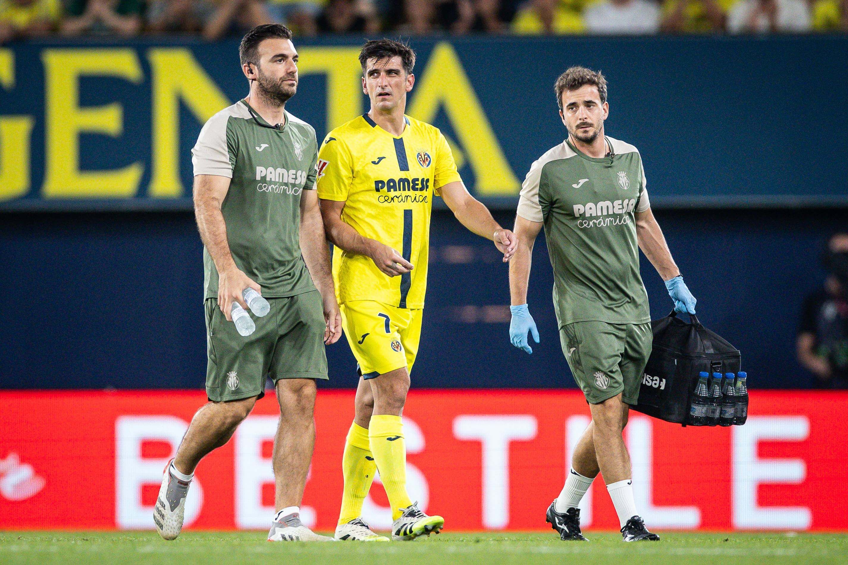  Gerard Moreno, lesionado con el Villarreal CF.