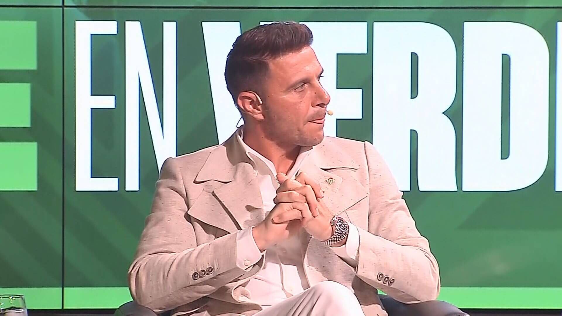  Joaquín Sánchez, durante un acto