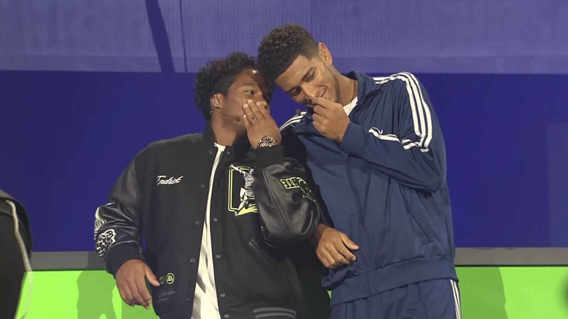  Jude Bellingham y Endrick en el acto presentación del EA SPORTS 25 (Fuente: ElDesmarque)