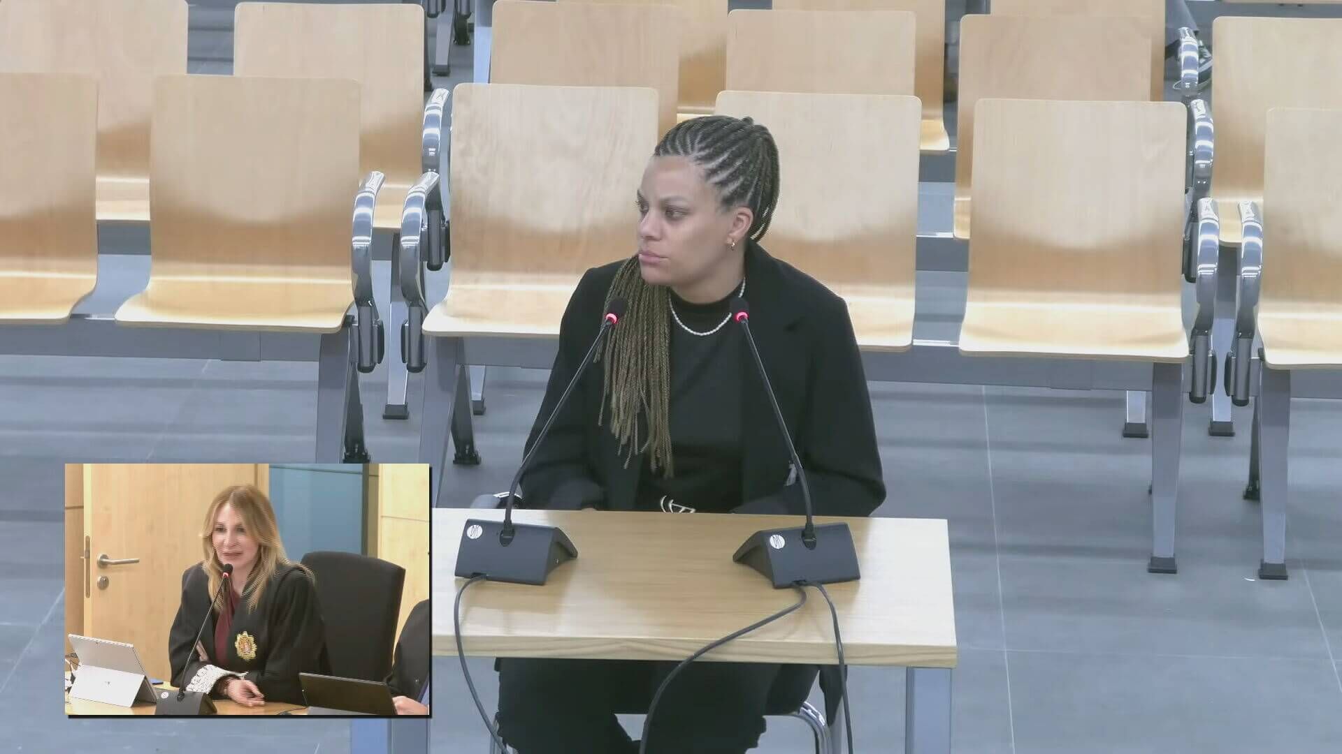  Ana Ecube, amiga de Jenni Hermoso, en el juicio a Luis Rubiales