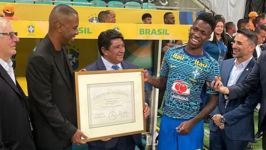  Entregan a Vinicius los resultados de su prueba de ADN ('X' @SomosAnalistas_)