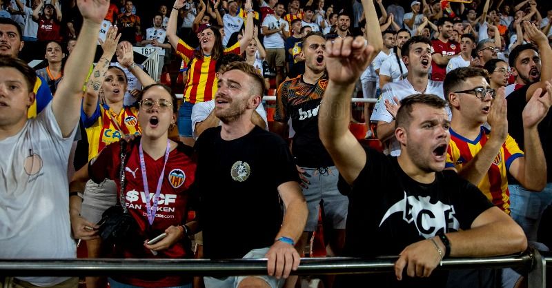  Afición del Valencia CF, a la que Layhoon Chan dedica buena parte de su carta