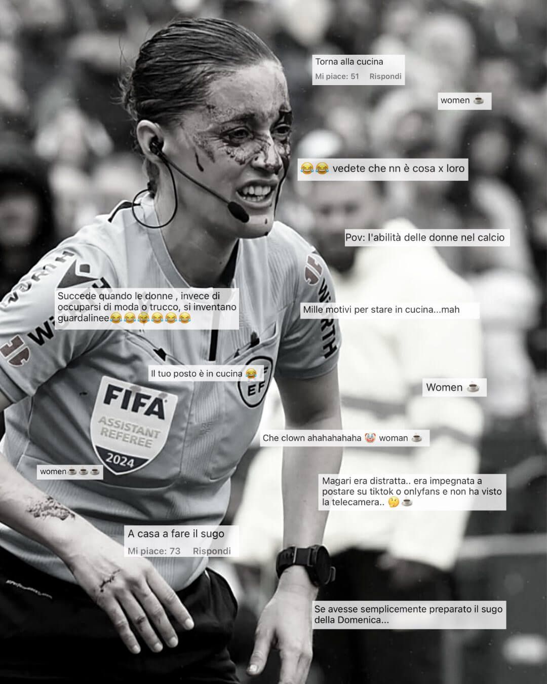  Algunos de los comentarios machistas que sufrió Guadalupe Porras en una publicación de la Gazzetta dello Sport.