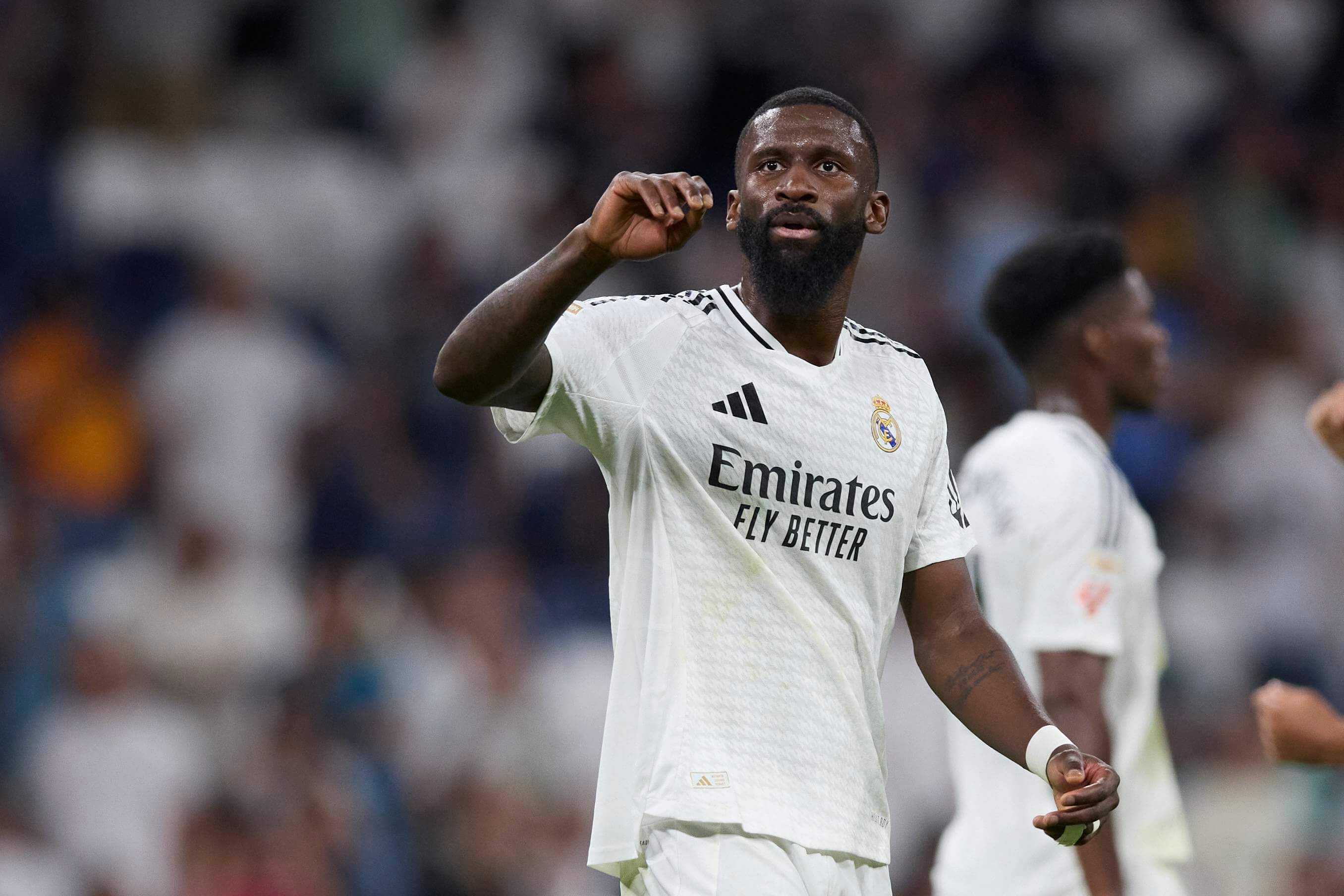  Antonio Rüdiger, en un partido del Real Madrid.