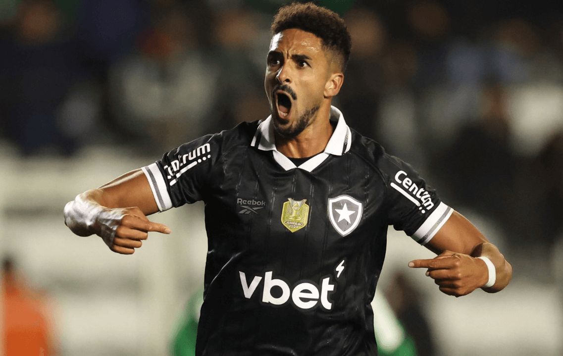  Chris Ramos celebra un tanto con el Botafogo (FOTO: Vítor Silva/ BFR).