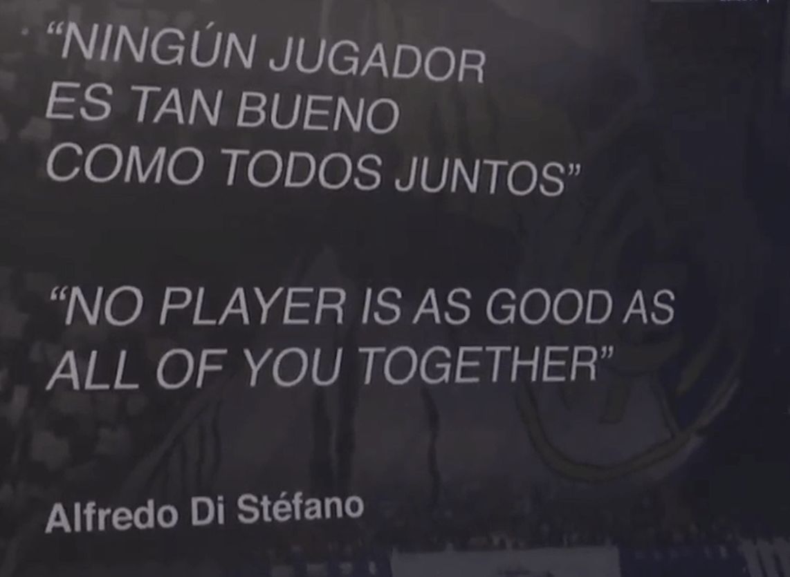  Lema en el vestuario del Real Madrid