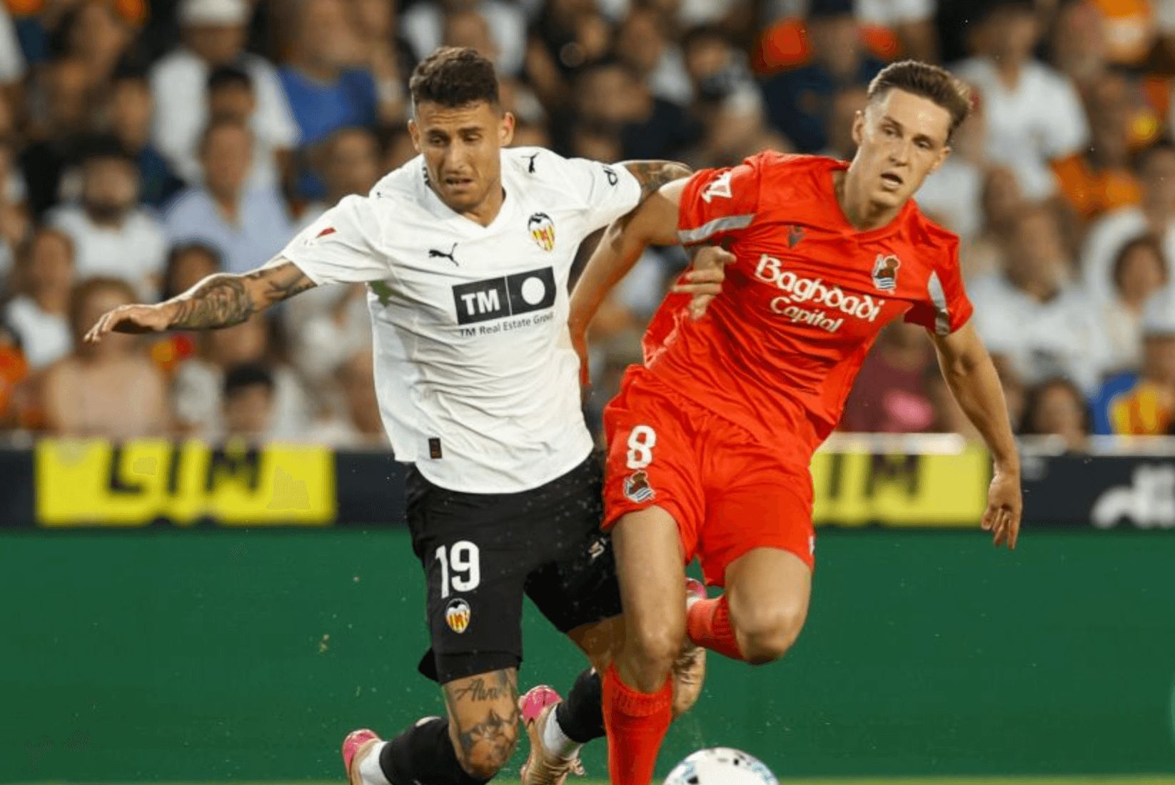 Dani Raba debuta con el Valencia CF