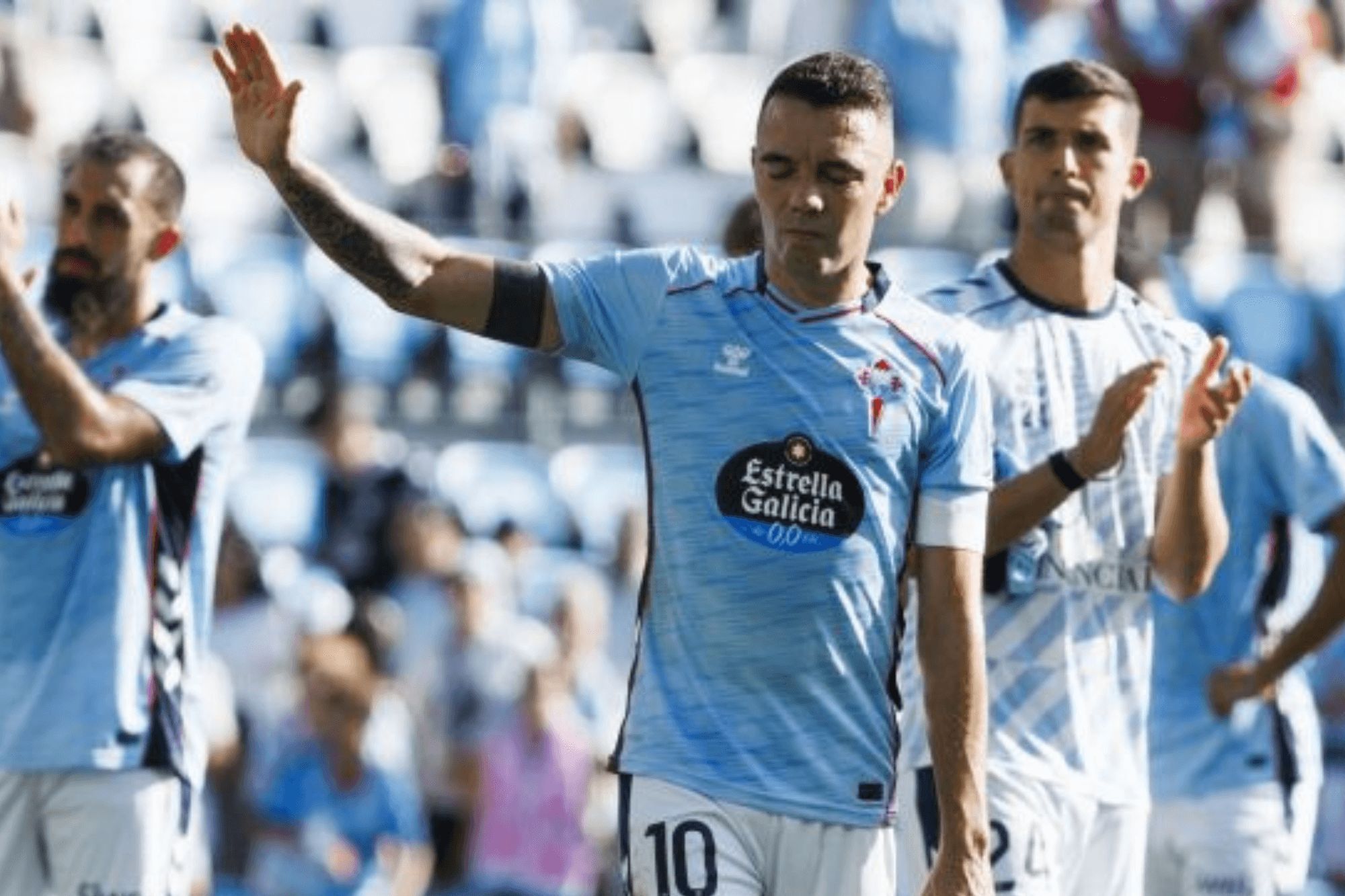  Iago Aspas tras el Celta-Getafe.