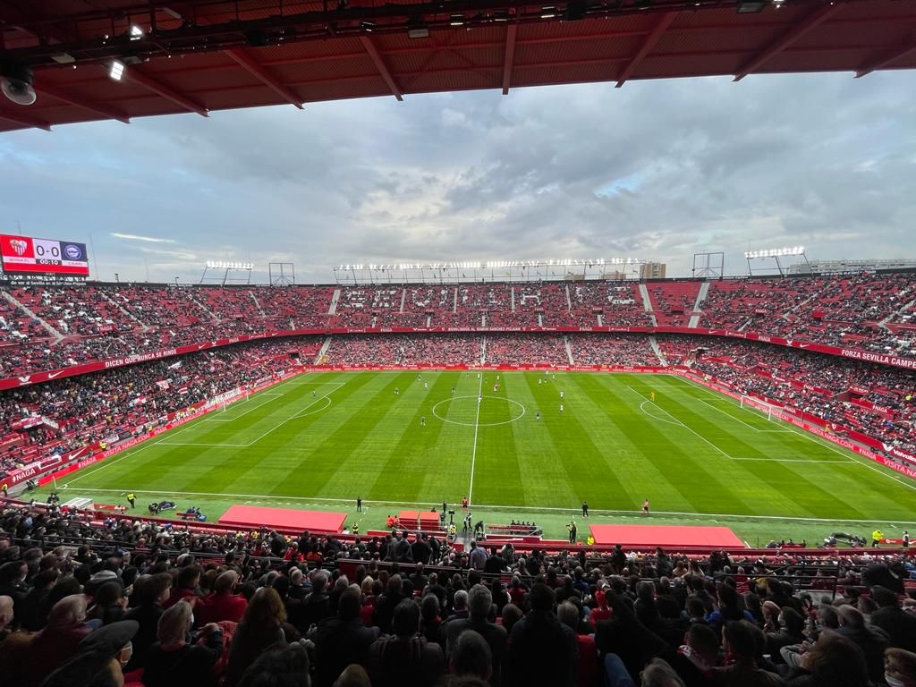 Estadio Ramón Sánchez-Pizjuán en el Sevilla - Alavés..