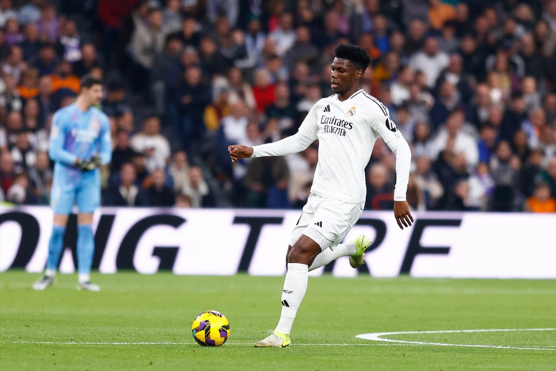  Tchouaméni, en el partido contra el Sevilla (Europa Press)