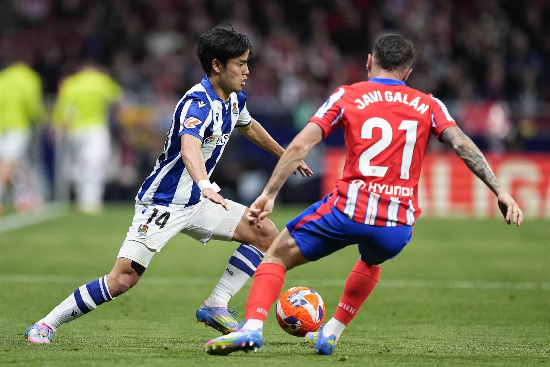 Take Kubo, en un partido contra el Atlético de Madrid (Europa Press)