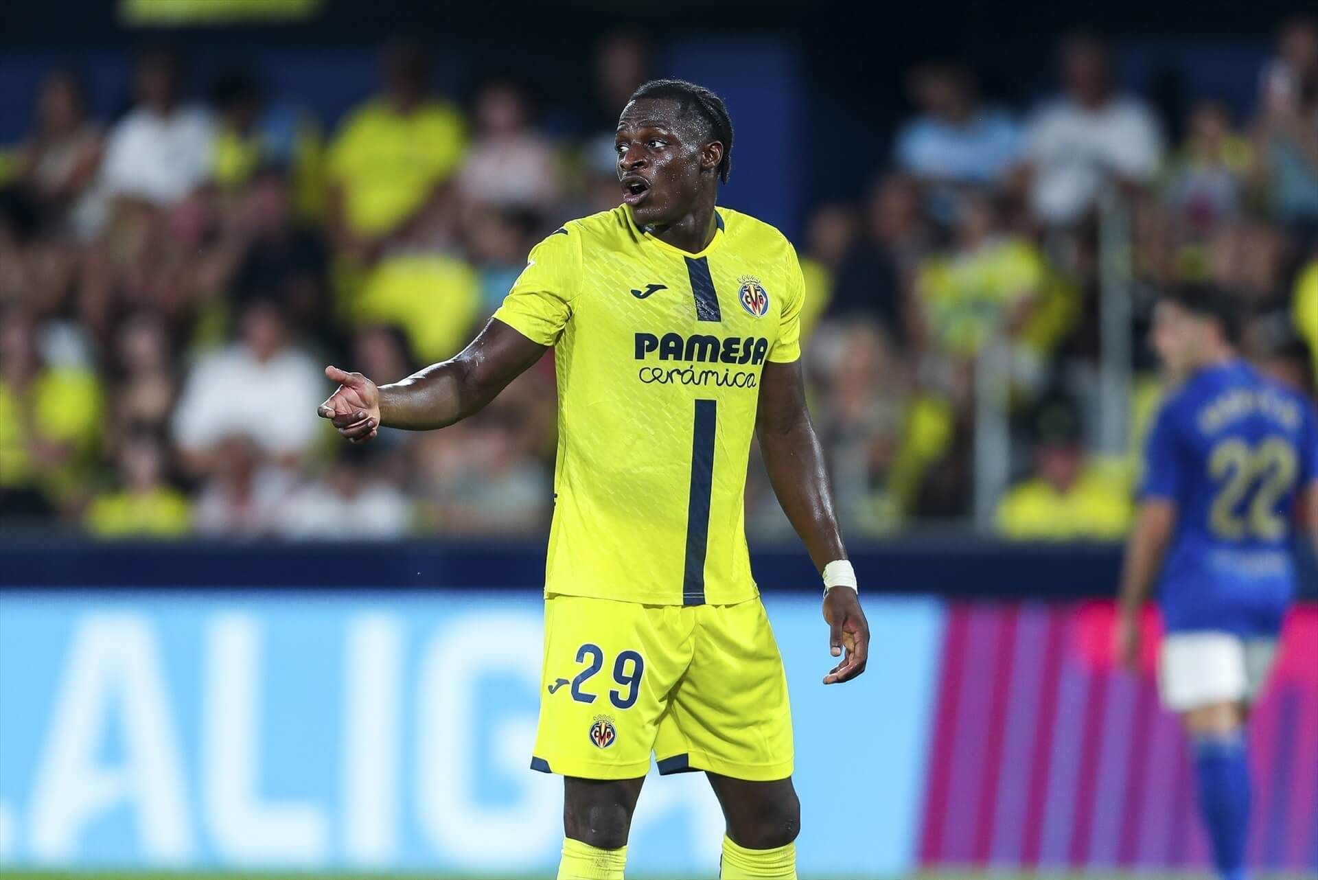 Karl Etta Eyong, delantero del Villarreal (Foto: Europa Press).