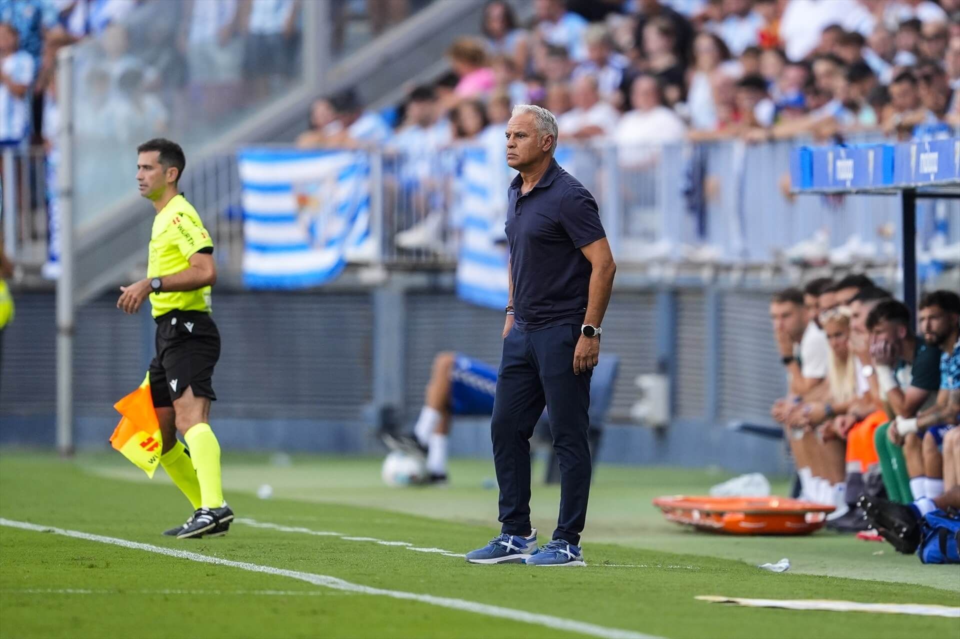 Sergio Pellicer, en el Málaga - Eibar.