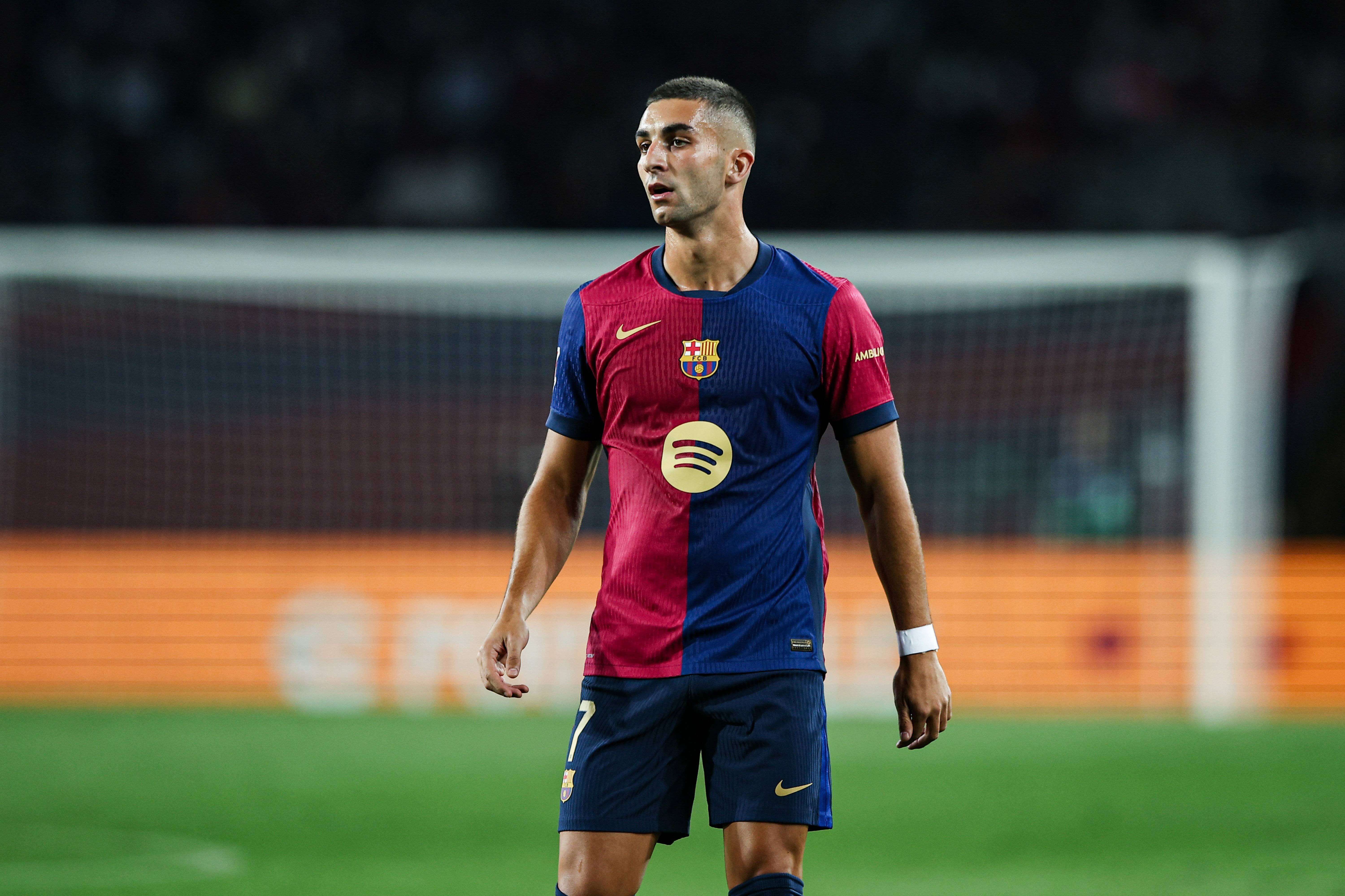 Ferran Torres, en un partido con el Barcelona (Foto: Cordon Press).