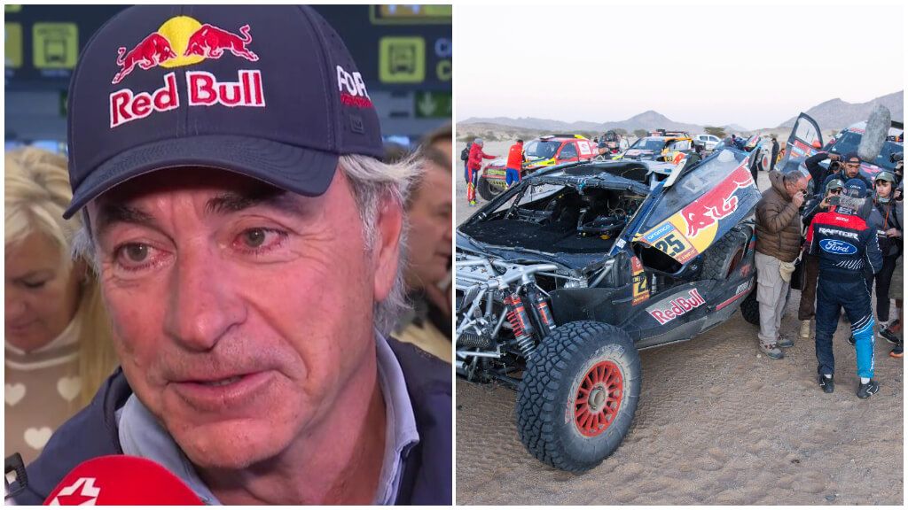  Carlos Sainz tuvo que abandonar el Rally Dakar y volverá en 2026.
