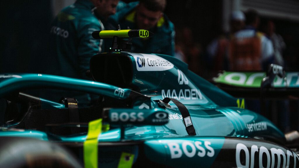  Fernando Alonso, en Hungría.