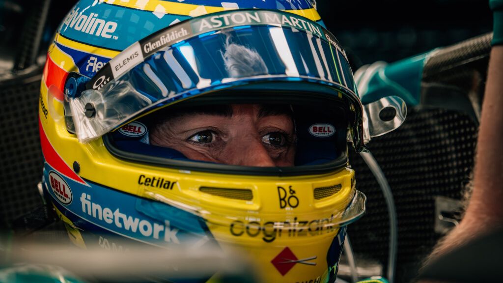 Fernando Alonso, en Hungría.