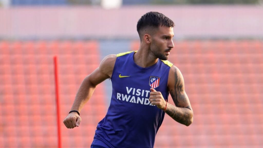  Baena, durante un entrenamiento