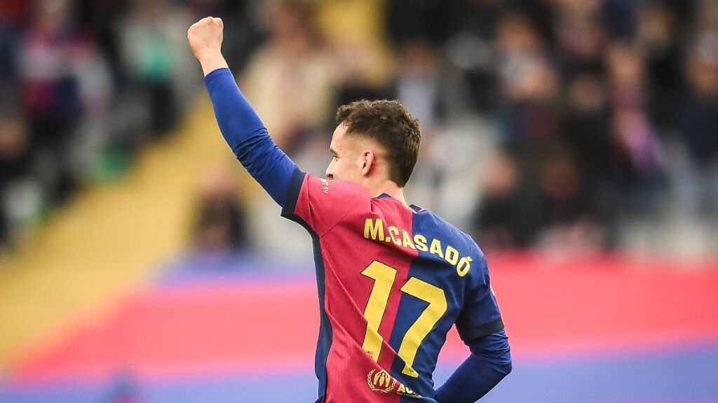  Marc Casadó con el FC Barcelona (Europa Press)