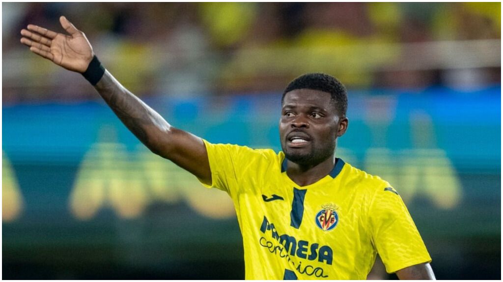 Thomas Partey en su debut con el Villareal.