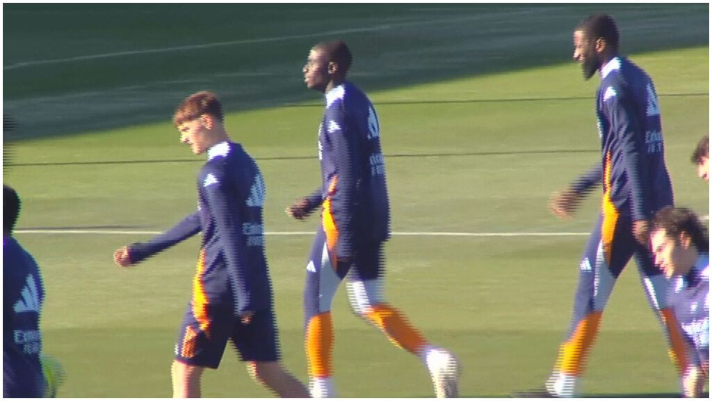  Ferland Mendy de vuelta a los entrenamientos.