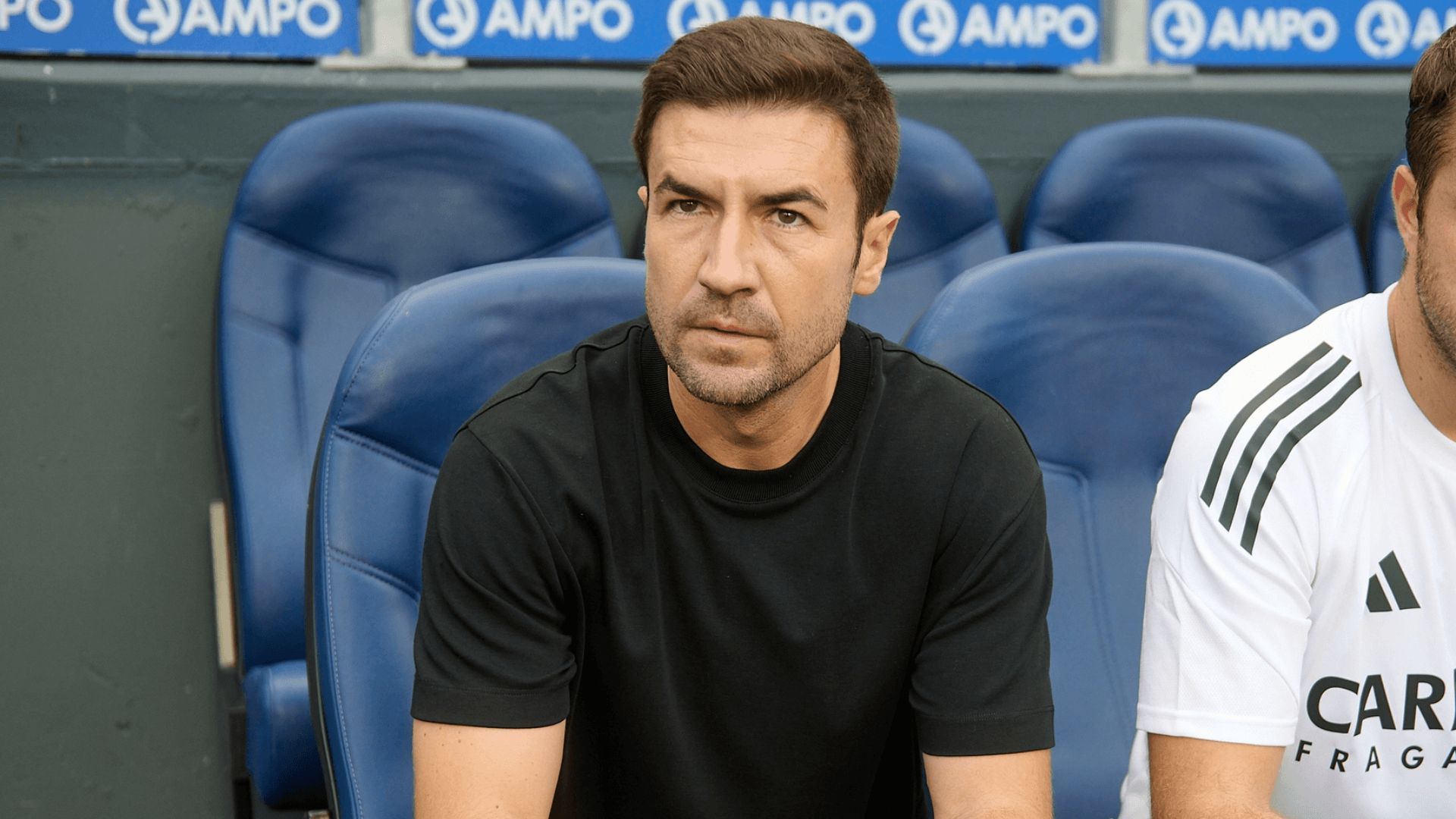 Gabi Fernández, en la previa del Sanse-Real Zaragoza (Foto: RZ).