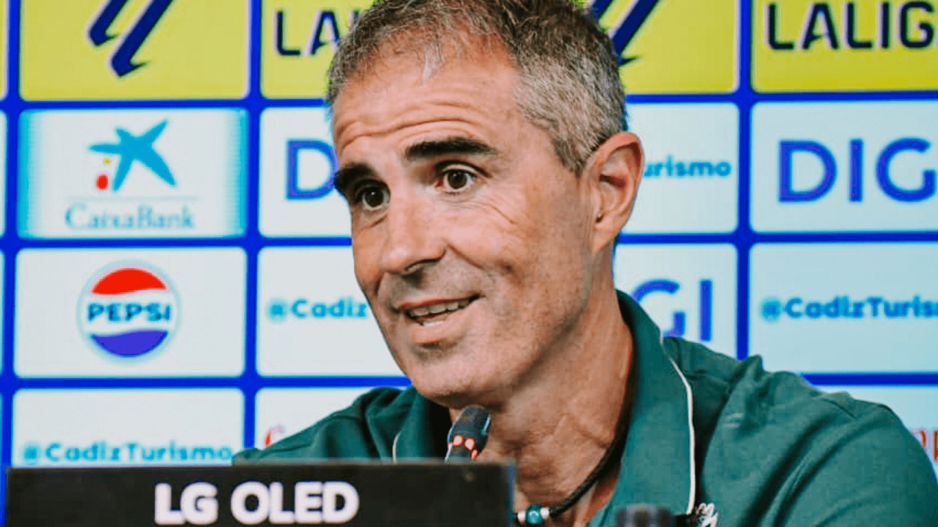 Gaizka Garitano, en sala de prensa (Foto: CCF).