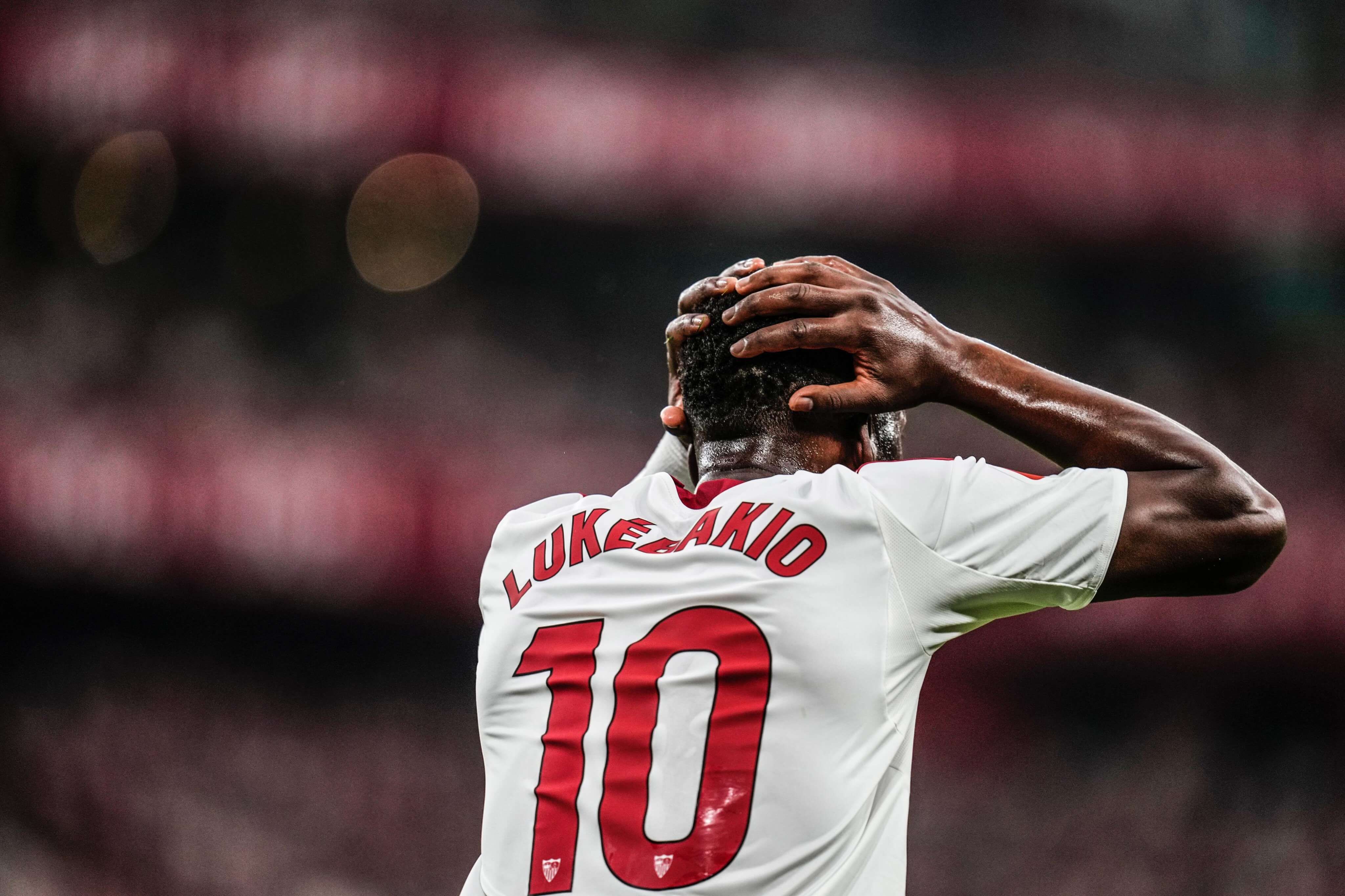  Lukebakio, en el Athletic-Sevilla.