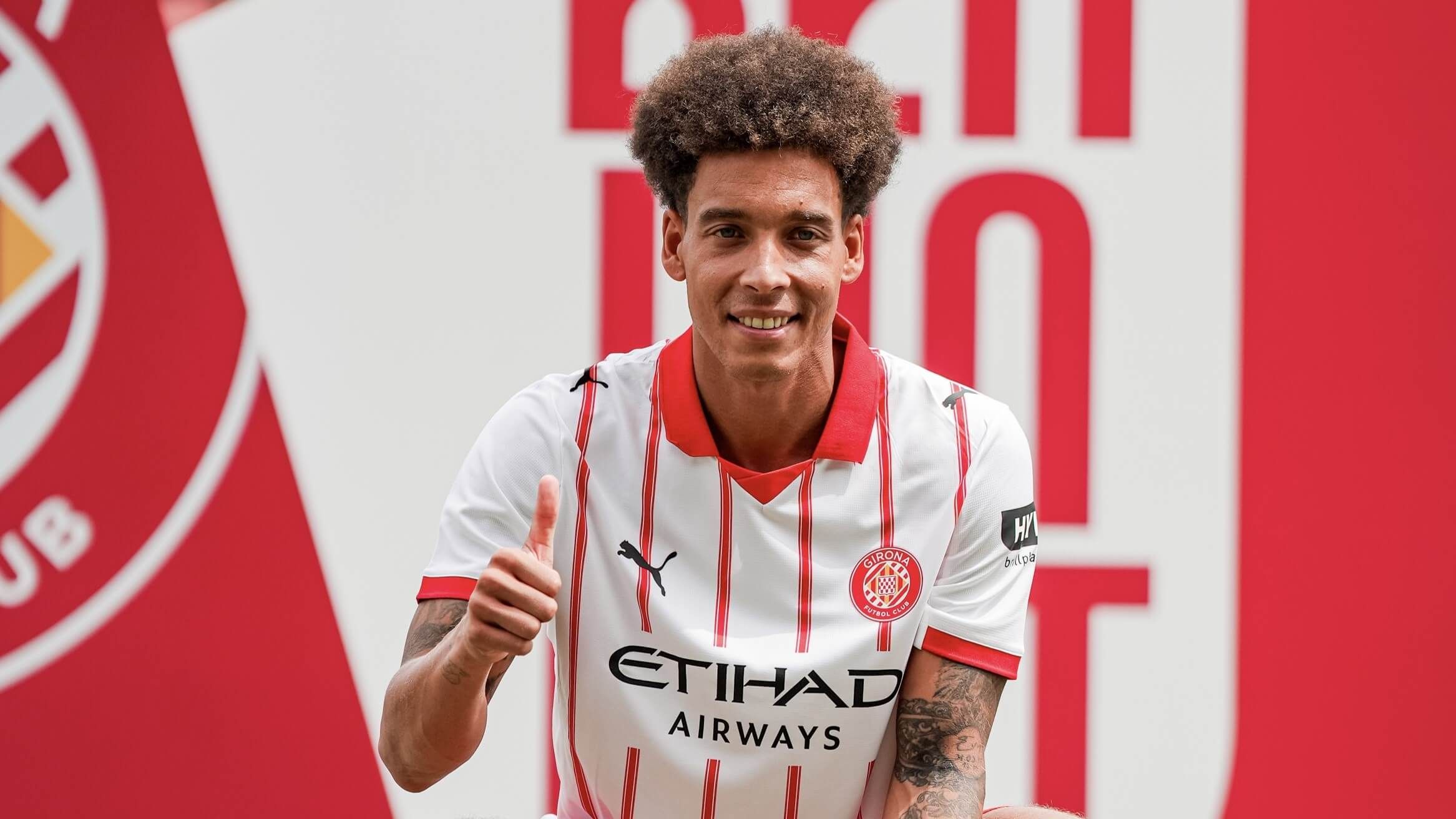 Axel witsel, presentado en el Girona (Foto: Girona FC).