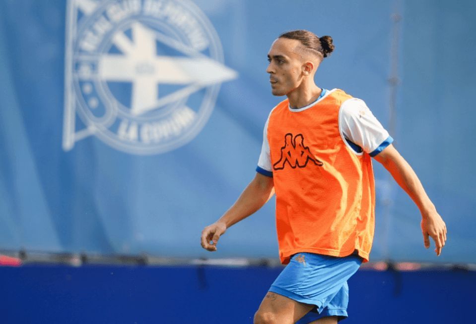 Luismi Cruz en un entrenamiento.