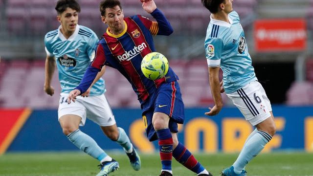  Hugo Sotelo ante Messi.