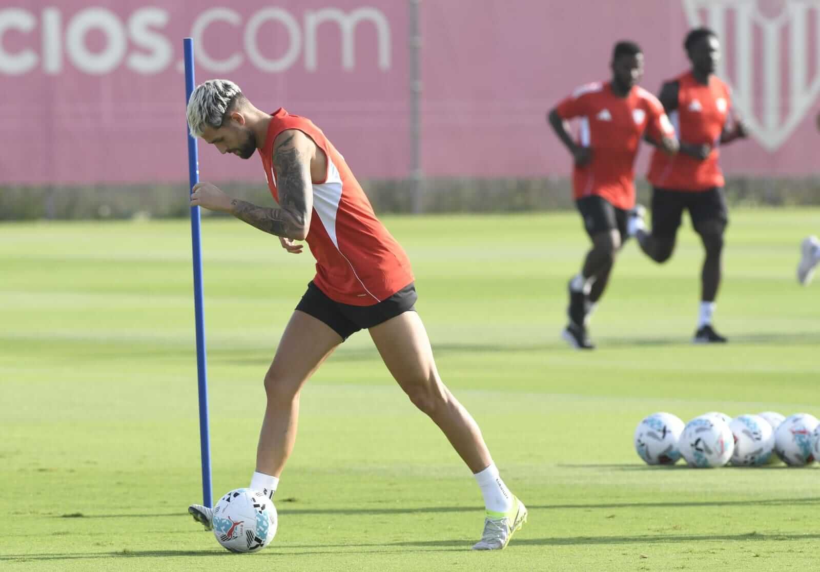  Januzaj, durante la sesión del lunes.