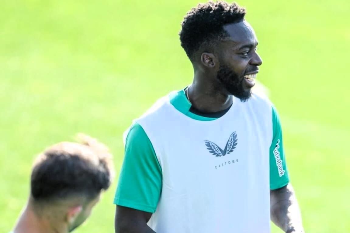  Iñaki Williams se entrena en Lezama siempre con una sonrisa; va a ser el próximo capitán.