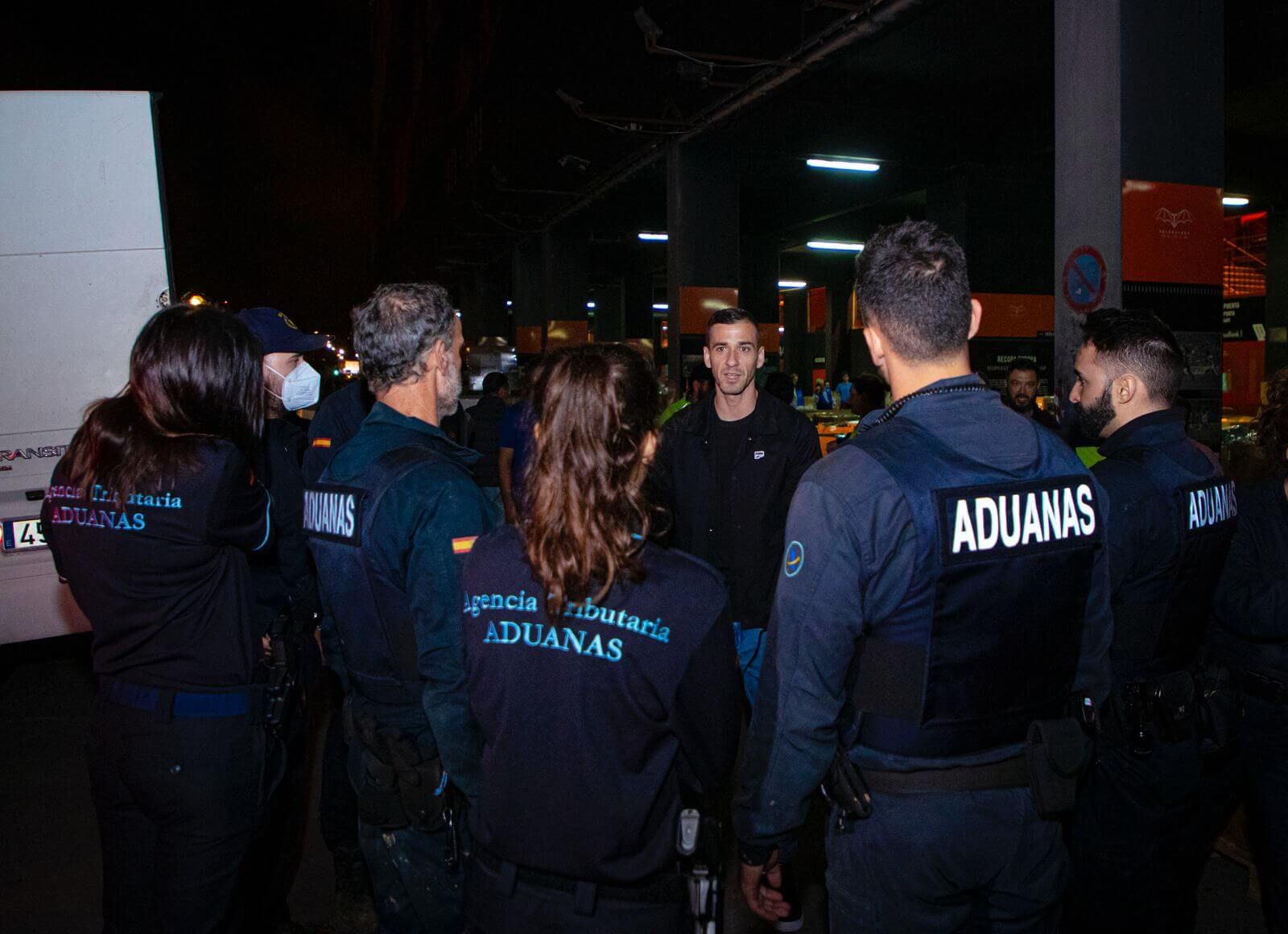 Jaume Doménech, en su visita a Mestalla.