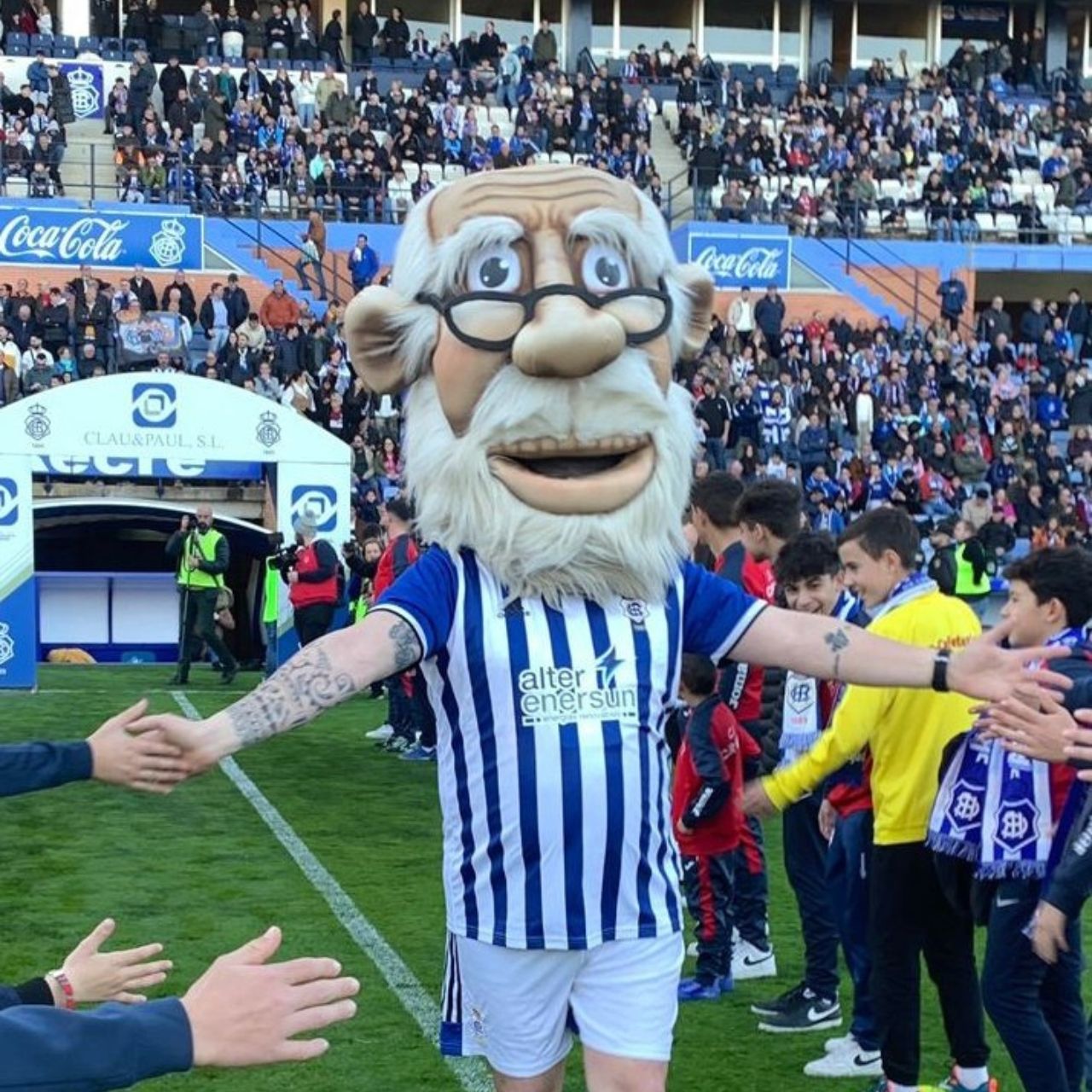  La mascota del Recreativo de Huelva