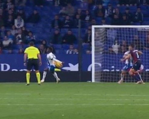  Mano de Balde en el Espanyol - Levante.