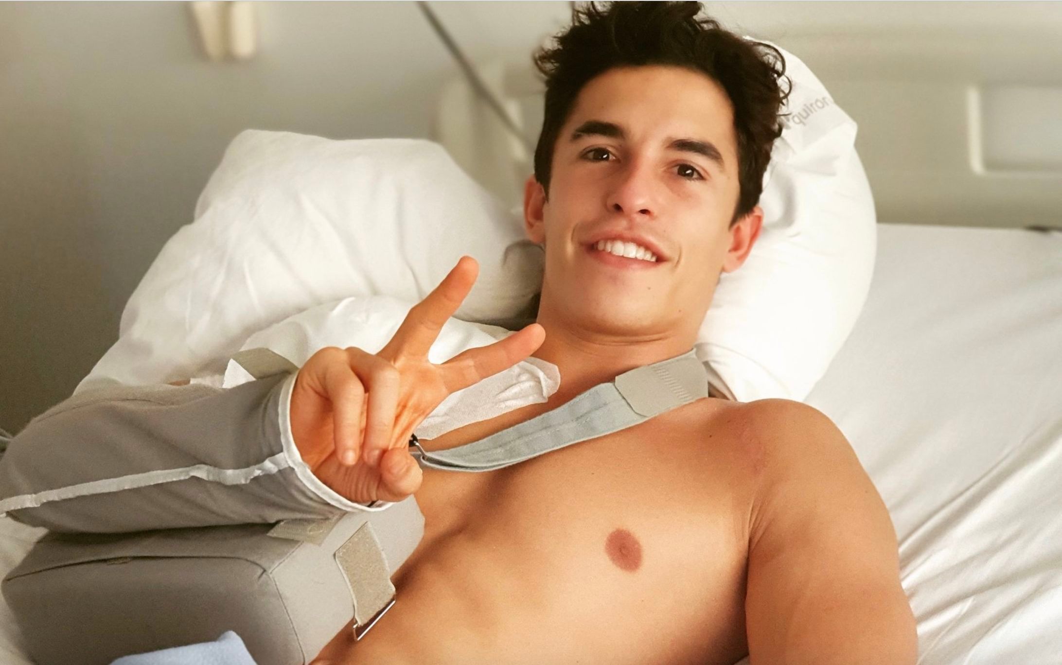  Marc Márquez, tras su operación de hombro.