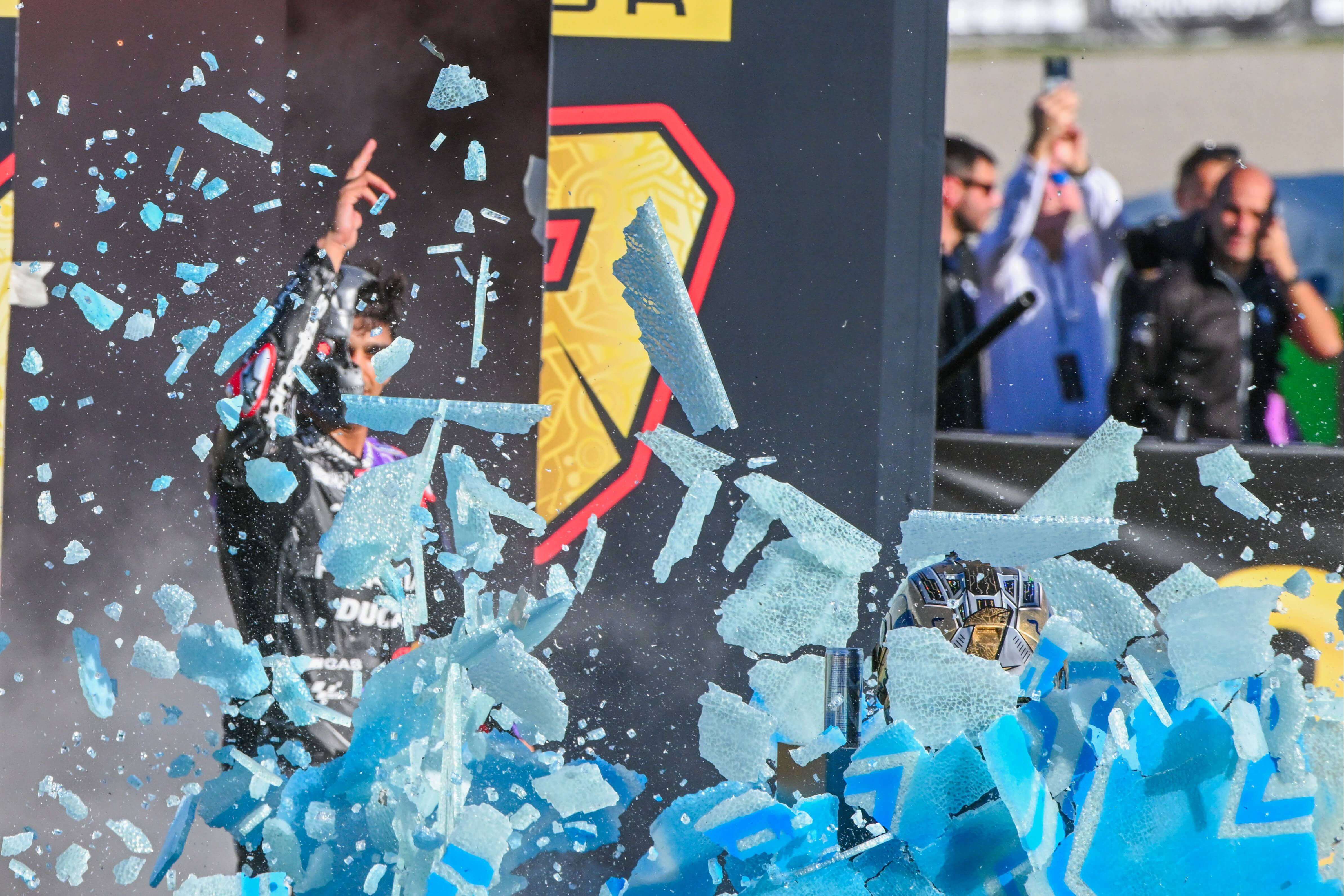  La celebración de Jorge Martín tras convertirse en Campeón del Mundo de MotoGP 2024 (Cordon Press)