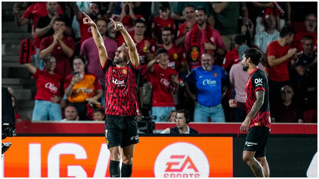  Muriqi celebra su tanto.