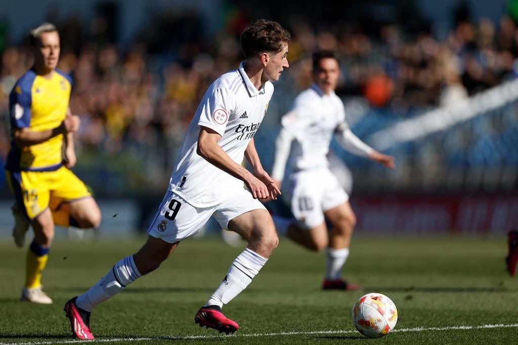  Noel López con el Real Madrid Castilla.