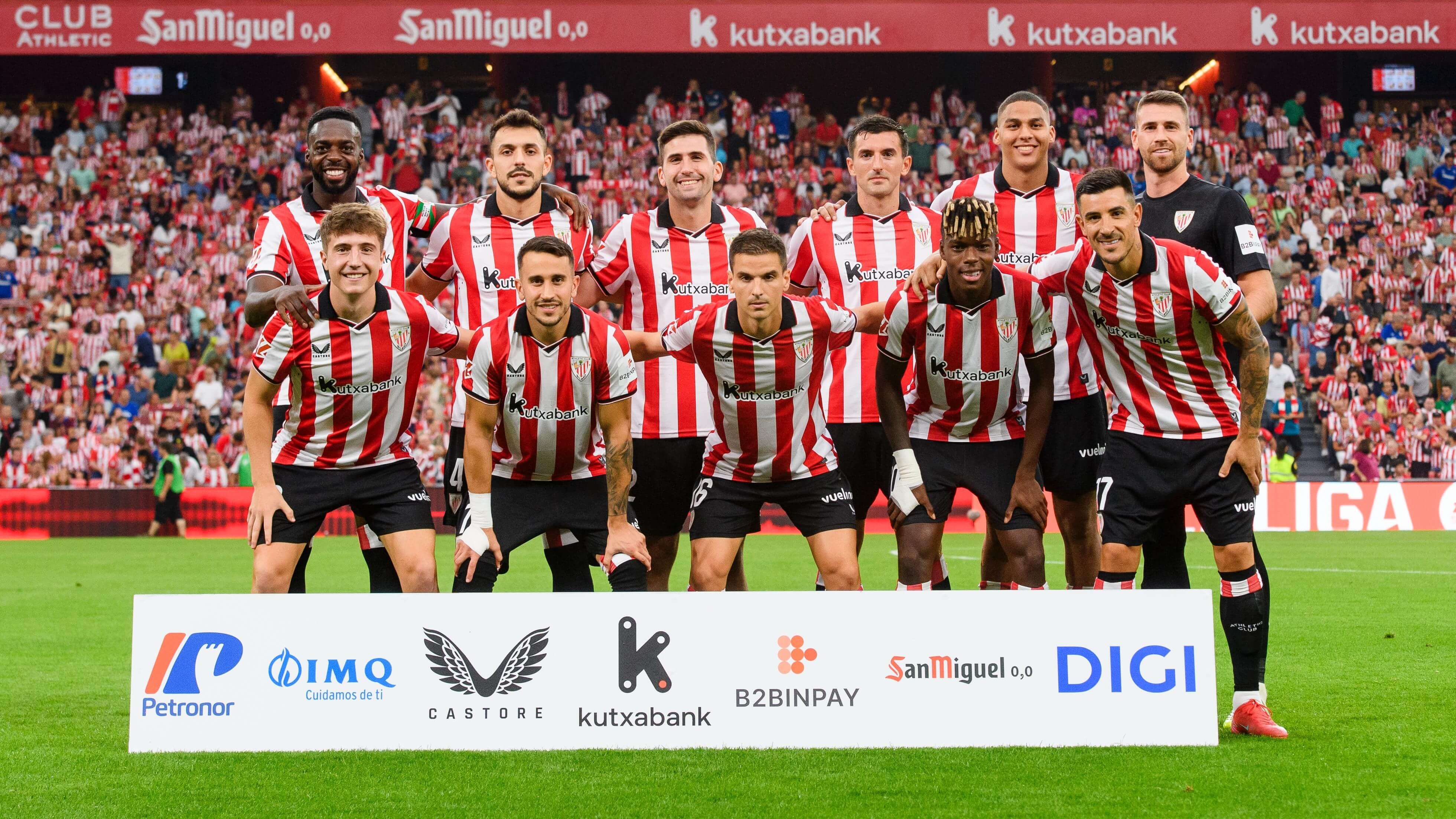  Este es el once que sacaba Valverde ante el Sevilla en San Mamés.