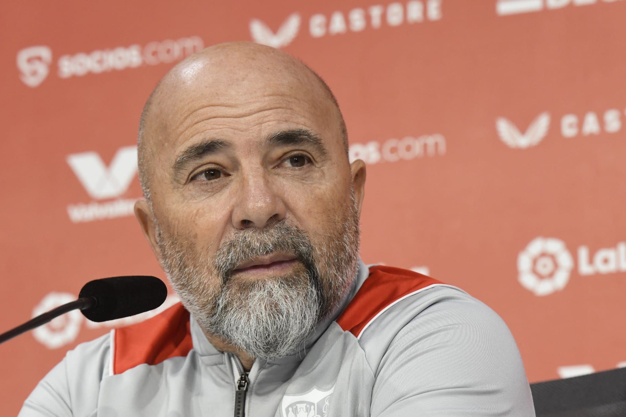  Jorge Sampaoli, en sala de prensa