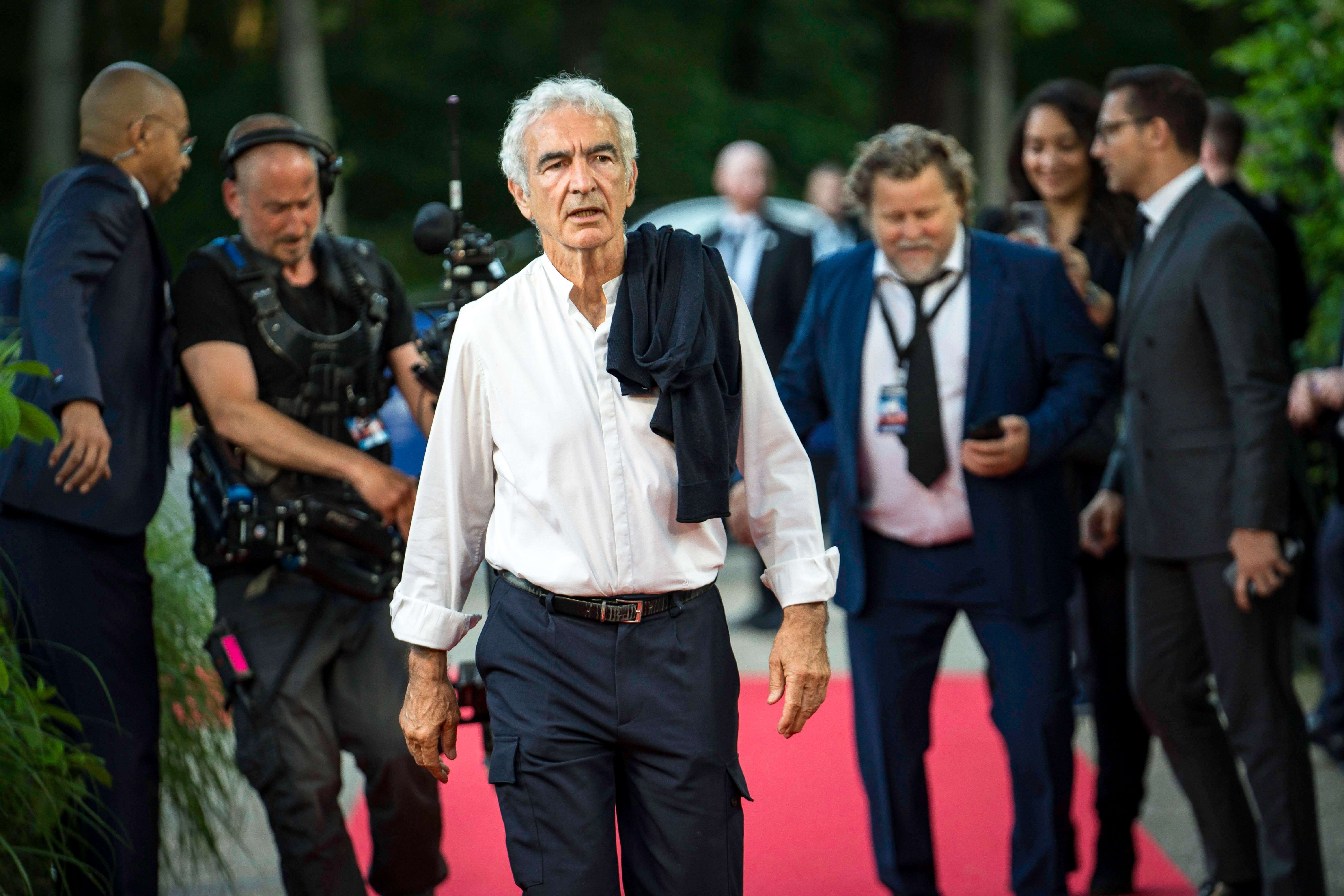  Raymond Domenech llegando a la gala del Balón de Oro (Cordon Press)