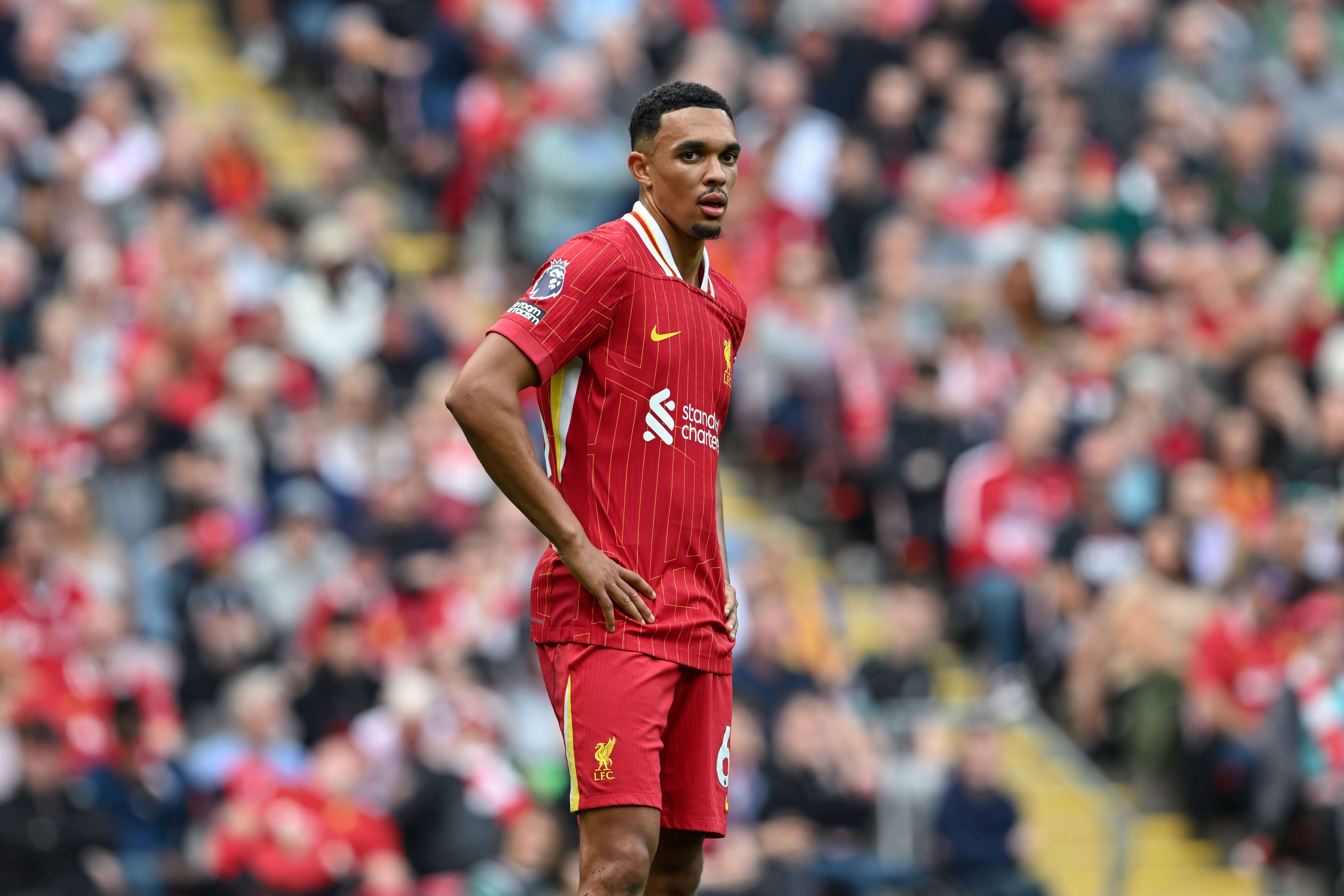 Trent Alexander Arnold, durante un partido del Liverpool.