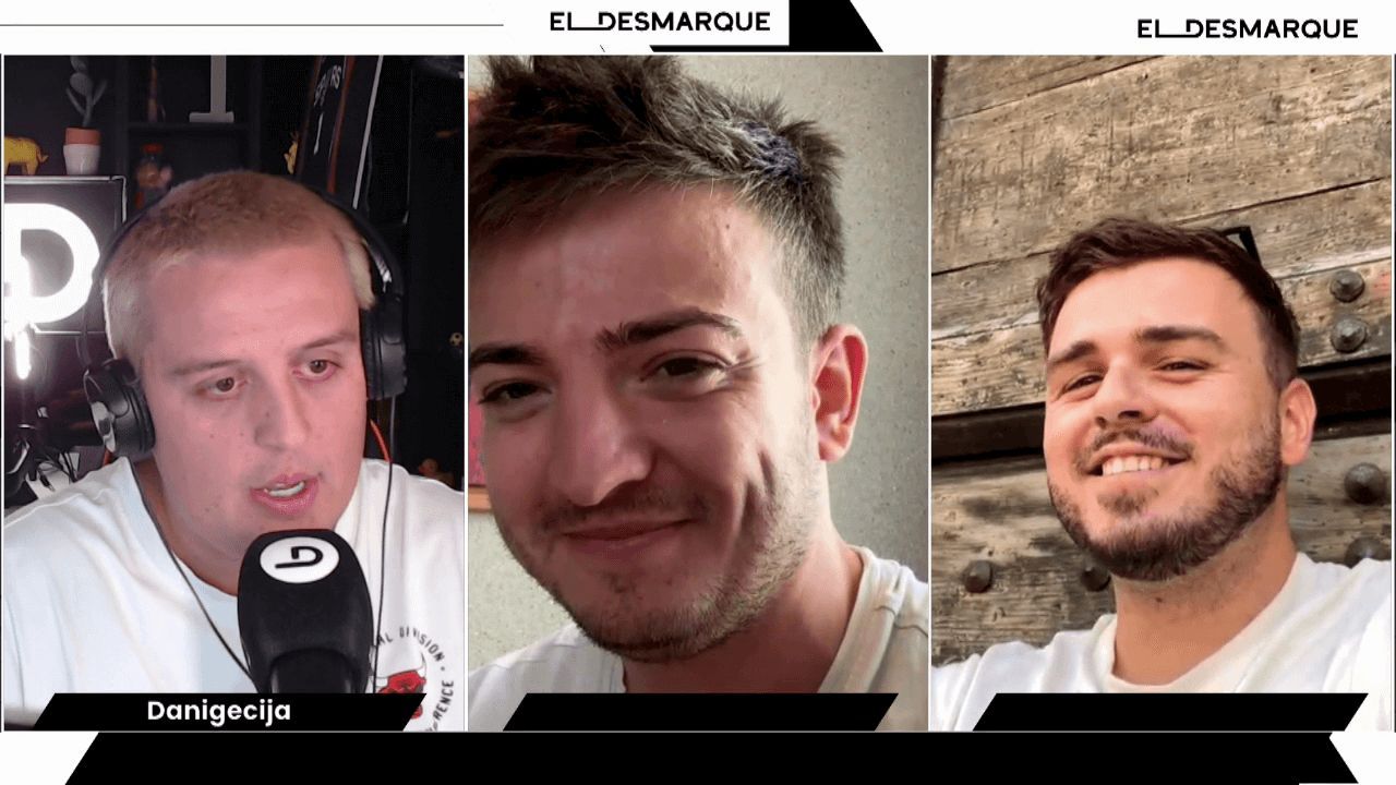  Pablo y Álex se reencuentran en el twitch de 'ElDesmarque'