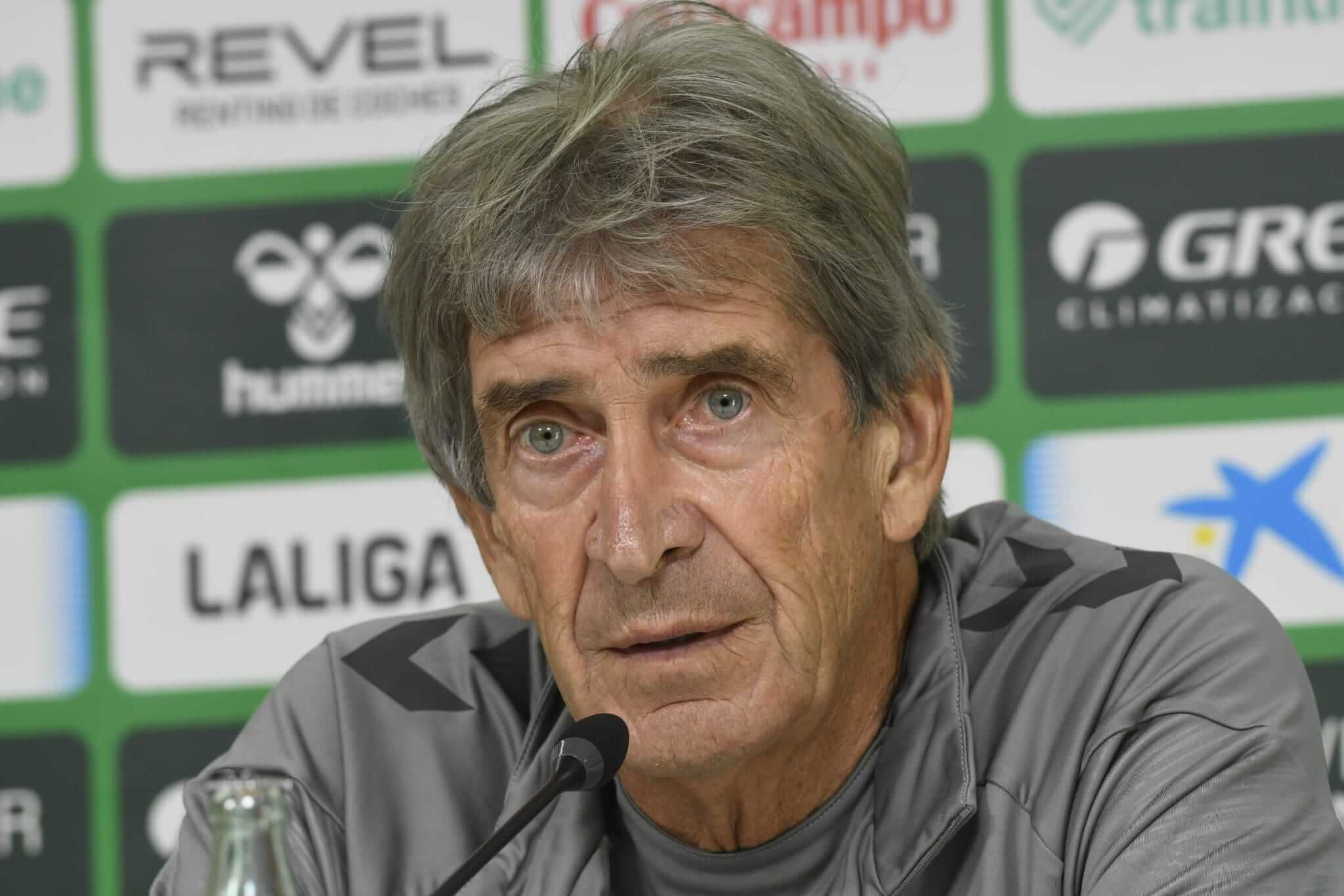 Manuel Pellegrini, en la rueda de prensa previa