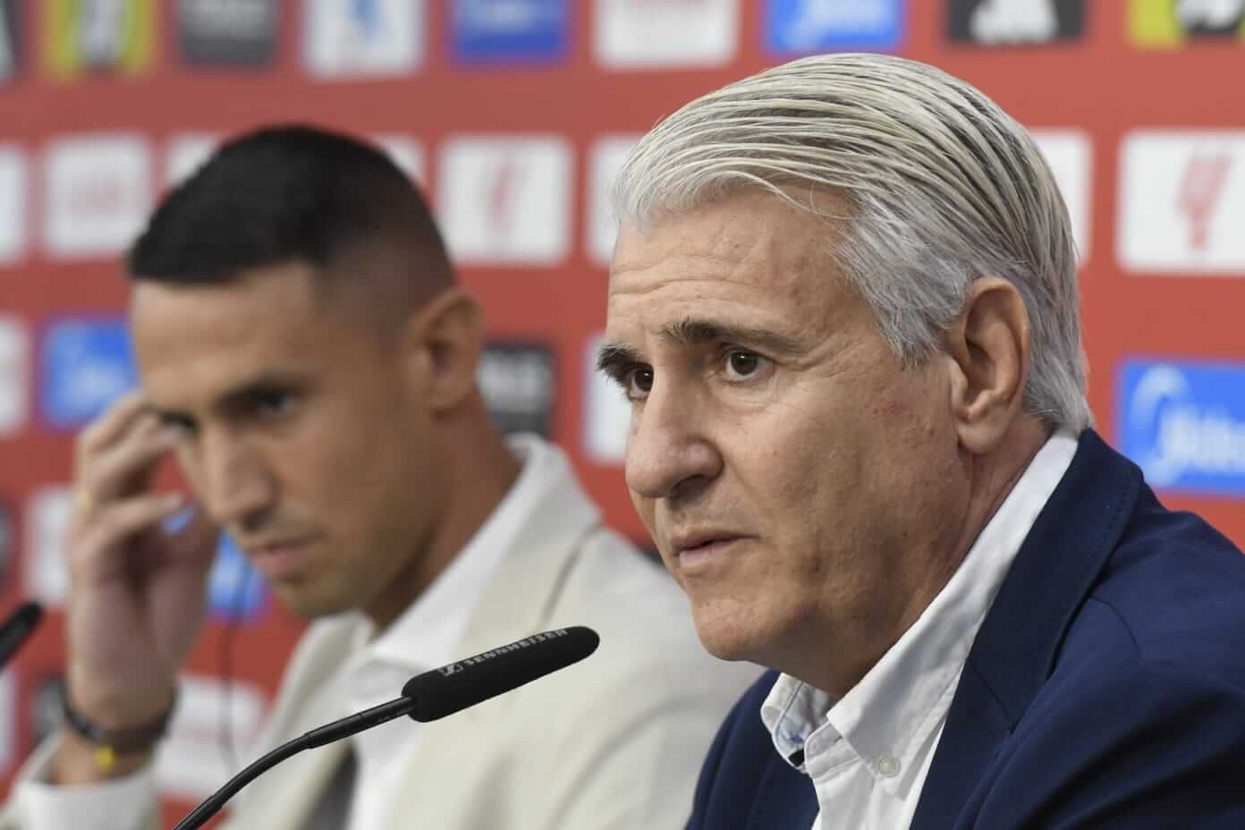 Antonio Cordón, en sala de prensa