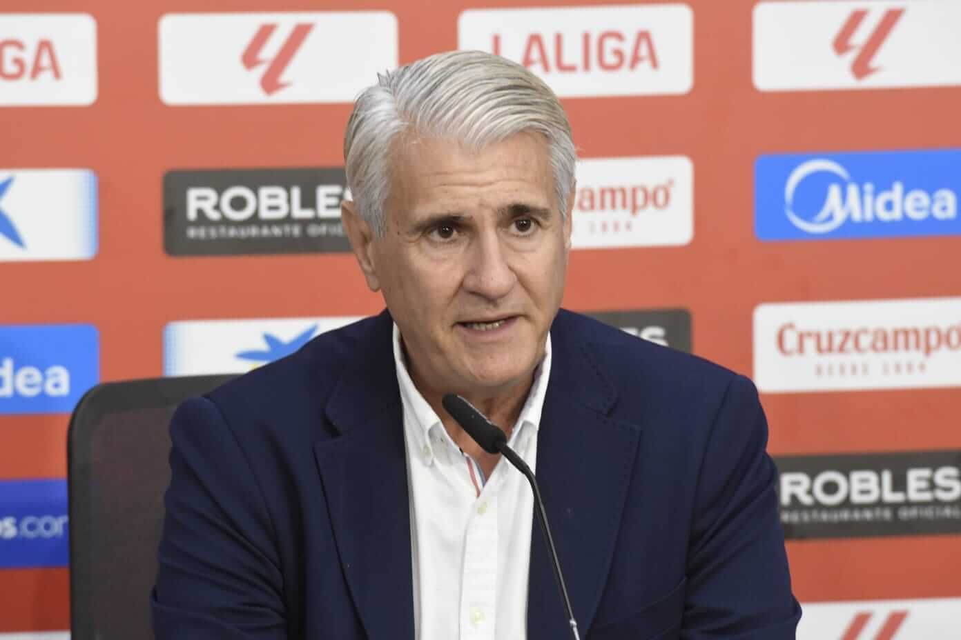 Antonio Cordón, en sala de prensa