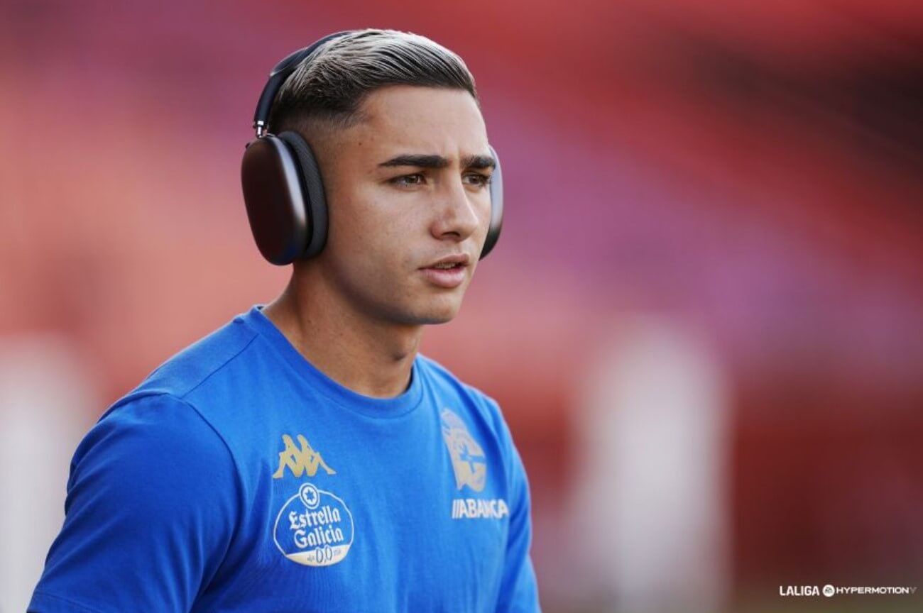 Yeremay Hernández, concentrado antes del Granada-Deportivo (Foto: LALIGA).